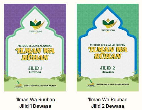 Buku Jilid Metode Baca Qur’an Ilman Wa Ruuhan untuk Dewasa
