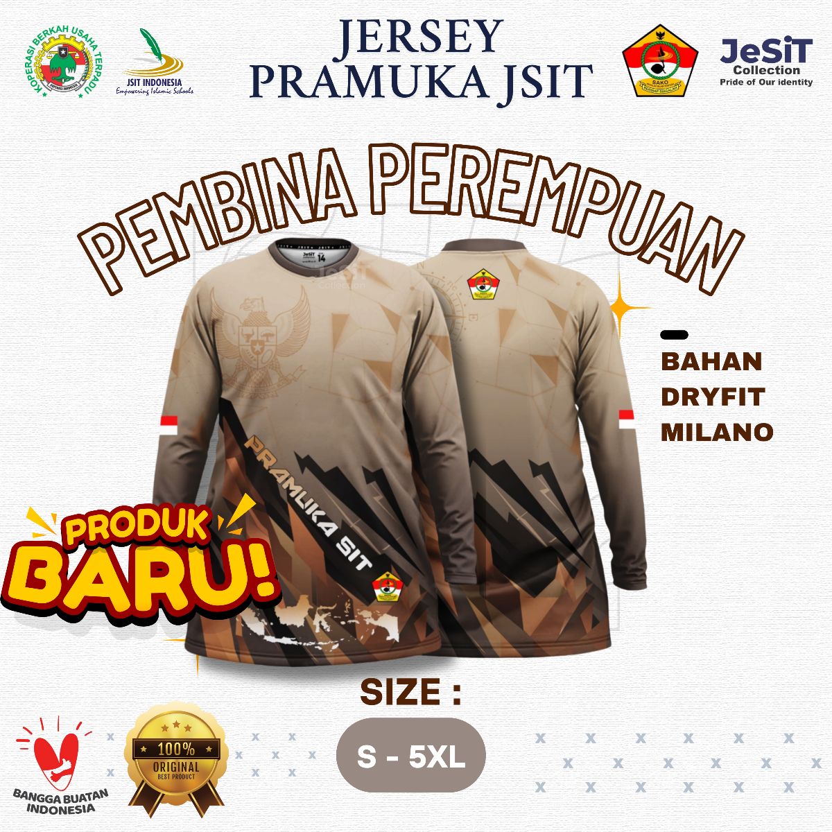 Jersey Pramuka Pembina Akhwat
