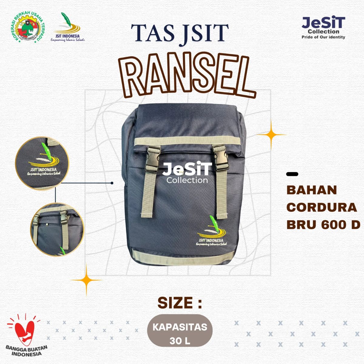Tas Ransel Logo JSIT Warna Biru